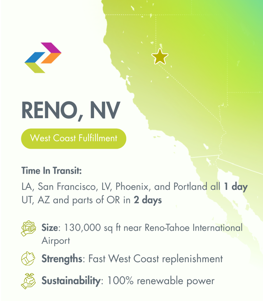  3PL in Reno, NV – Fast West Coast Fulfillment Hub Near Airport 
